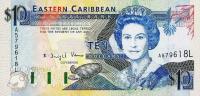 p27l from East Caribbean States: 10 Dollars from 1993