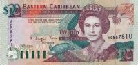 Gallery image for East Caribbean States p28u: 20 Dollars
