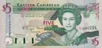 Gallery image for East Caribbean States p31l: 5 Dollars