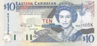 Gallery image for East Caribbean States p32k: 10 Dollars from 1994