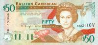 p34v from East Caribbean States: 50 Dollars from 1994