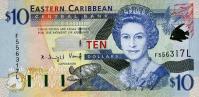 Gallery image for East Caribbean States p38l: 10 Dollars
