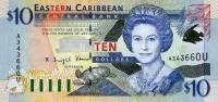 p38v from East Caribbean States: 10 Dollars from 2000