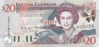Gallery image for East Caribbean States p39v: 20 Dollars