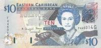 p43g from East Caribbean States: 10 Dollars from 2003