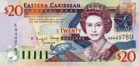 p44u from East Caribbean States: 20 Dollars from 2003