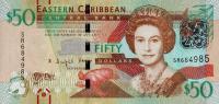 p54b from East Caribbean States: 50 Dollars from 2015