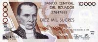 p127c from Ecuador: 10000 Sucres from 1998