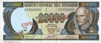 p129s1 from Ecuador: 20000 Sucres from 1995