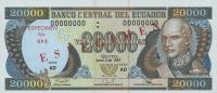 p129s2 from Ecuador: 20000 Sucres from 1997