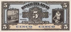 pS103p from Ecuador: 5 Sucres from 1920
