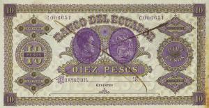 Gallery image for Ecuador pS141B: 10 Pesos