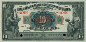 pS274s from Ecuador: 10 Sucres from 1921