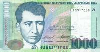 p50a from Armenia: 1000 Dram from 2001