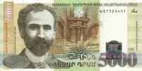 p51a from Armenia: 5000 Dram from 2003