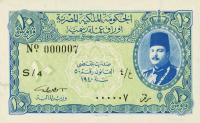 p168a from Egypt: 10 Piastres from 1940