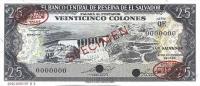 Gallery image for El Salvador p104s2: 25 Colones