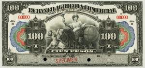 Gallery image for El Salvador pS107s: 100 Pesos
