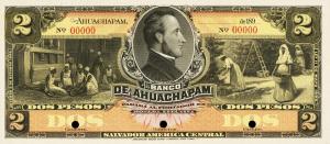 Gallery image for El Salvador pS122p: 2 Pesos