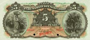 Gallery image for El Salvador pS142s: 5 Pesos