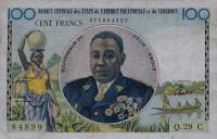 p1c from Equatorial African States: 100 Francs from 1961