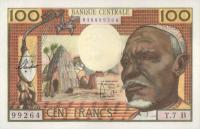 p3b from Equatorial African States: 100 Francs from 1963