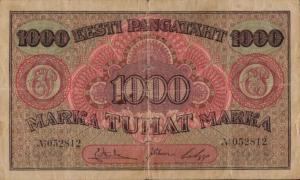 p59a from Estonia: 1000 Marka from 1922