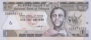 p46e from Ethiopia: 1 Birr from 2008