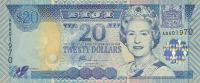 p107a from Fiji: 20 Dollars from 2002