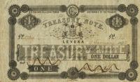 p14b from Fiji: 1 Dollar from 1872