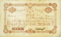 p16b from Fiji: 10 Dollars from 1872