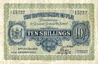 p26a from Fiji: 10 Shillings from 1918