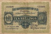 Gallery image for Fiji p26c: 10 Shillings