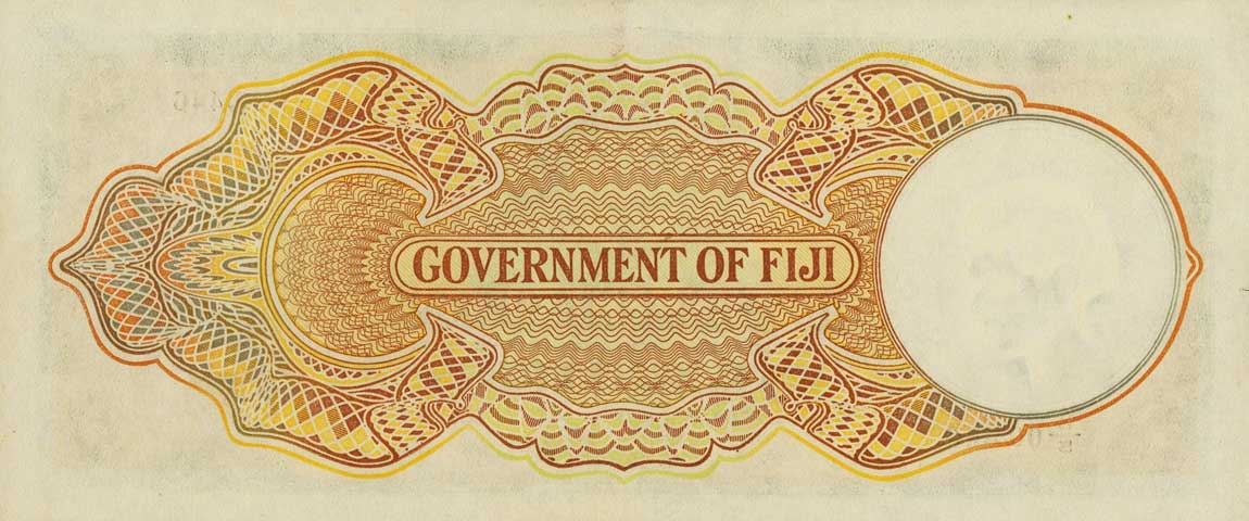 Back of Fiji p37i: 5 Shillings from 1949