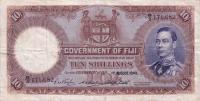 p38i from Fiji: 10 Shillings from 1949