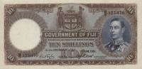 p38k from Fiji: 10 Shillings from 1951