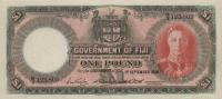 p40c from Fiji: 1 Pound from 1948