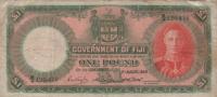 p40d from Fiji: 1 Pound from 1949