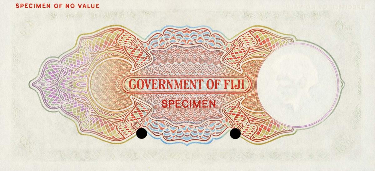 Back of Fiji p43cs: 20 Pounds from 1937