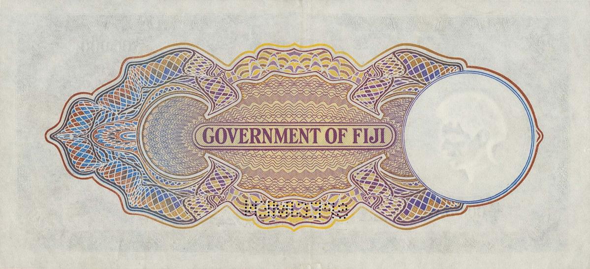 Back of Fiji p56s: 20 Pounds from 1953