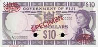 Gallery image for Fiji p62s1: 10 Dollars