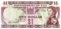 Gallery image for Fiji p65a: 1 Dollar