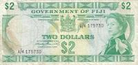 Gallery image for Fiji p66a: 2 Dollars