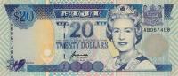 p99b from Fiji: 20 Dollars from 1996
