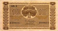 p70a from Finland: 10 Markkaa from 1939