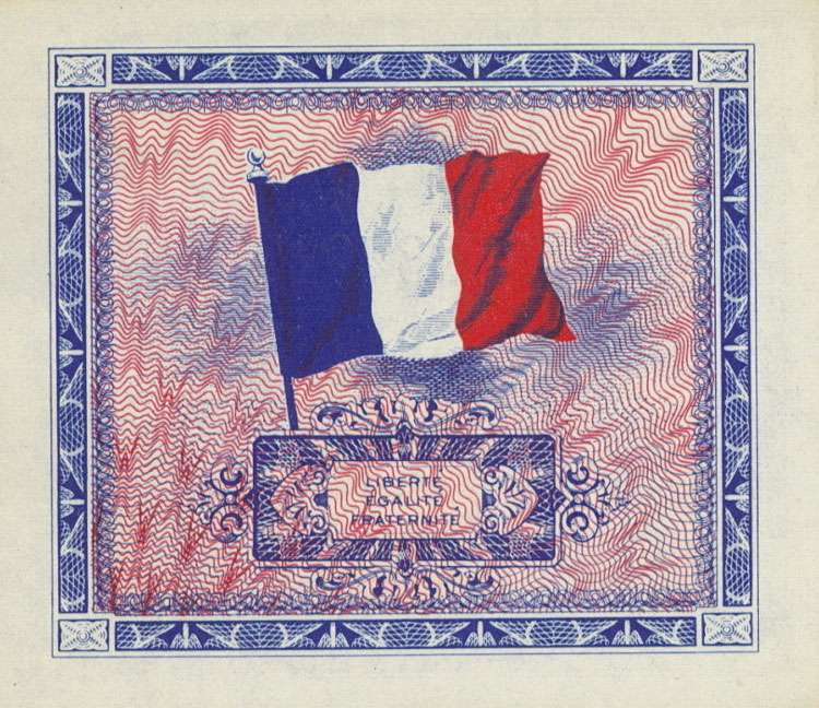 Back of France p114a: 2 Francs from 1944