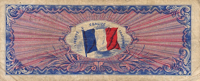 Back of France p118a: 100 Francs from 1944