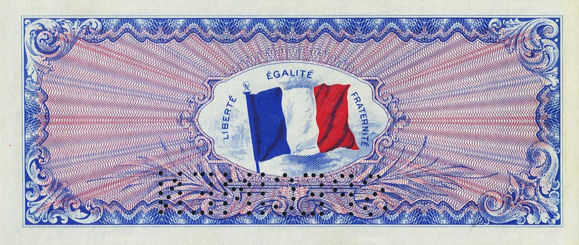 Back of France p119s: 500 Francs from 1944