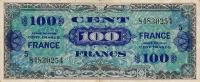 p123c from France: 100 Francs from 1944