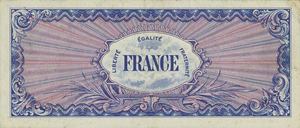 Back of France p123d: 100 Francs from 1944